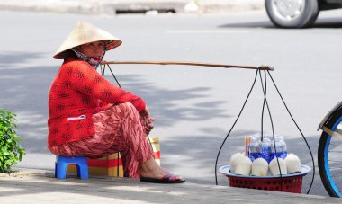 Saigon Vietnamca satıcılar ömrünü