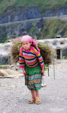 Etnik Hmong çocuk Sapa, Vietnam