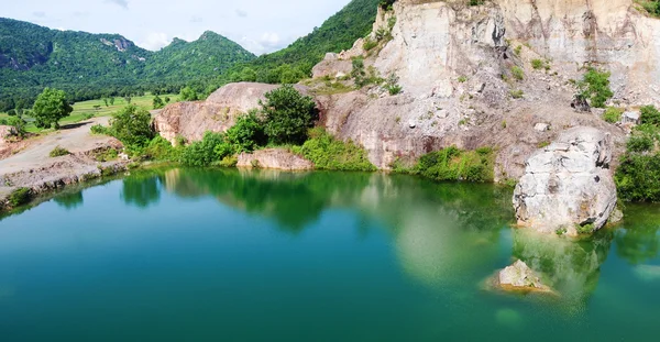 Mountain lake in Chau Doc town — Stock Photo, Image