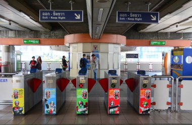 MRT tren giriş Bangkok