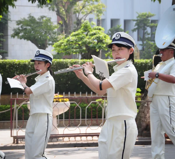 Orchestre de police en Hanoi — Photo