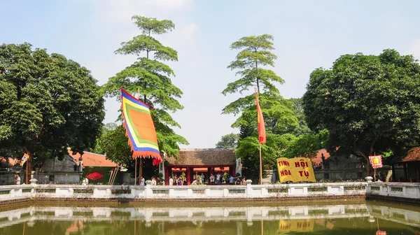Tempel van de literatuur in hanoi — Stockfoto