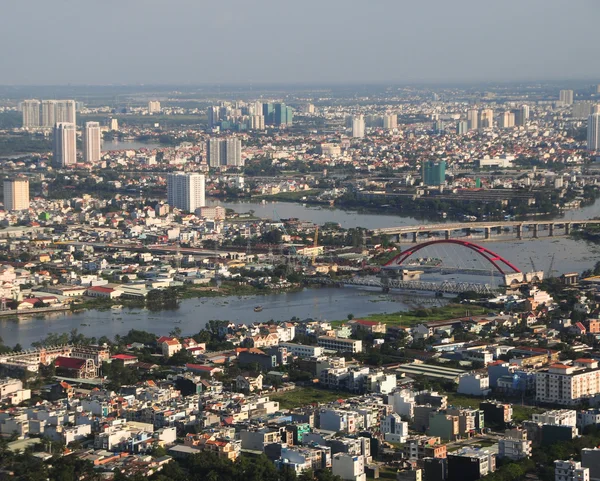 Development of modern city — Stock Photo, Image