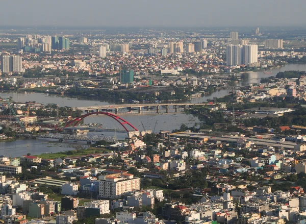 Development of modern city — Stock Photo, Image