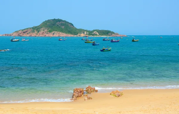 Barcos de pesca coloridos — Foto de Stock