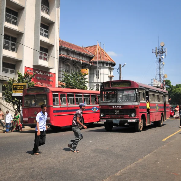 Vista da rua kandy — Fotografia de Stock