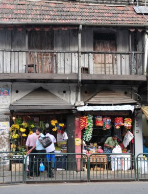 Yaşlı portresi pazar satıcı