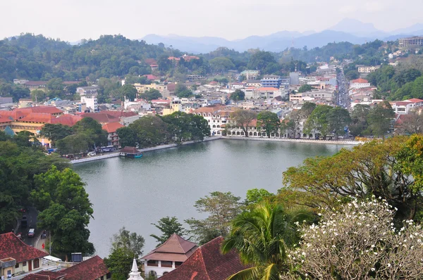 Vista sobre Kandy City, Sri Lanka — Fotografia de Stock