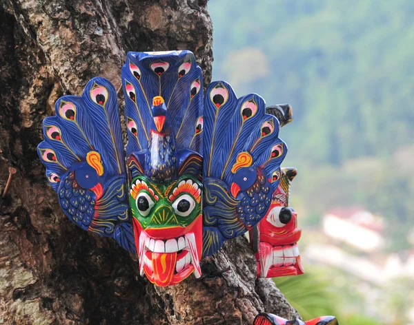 Шрі-Ланки маски традиційних — стокове фото