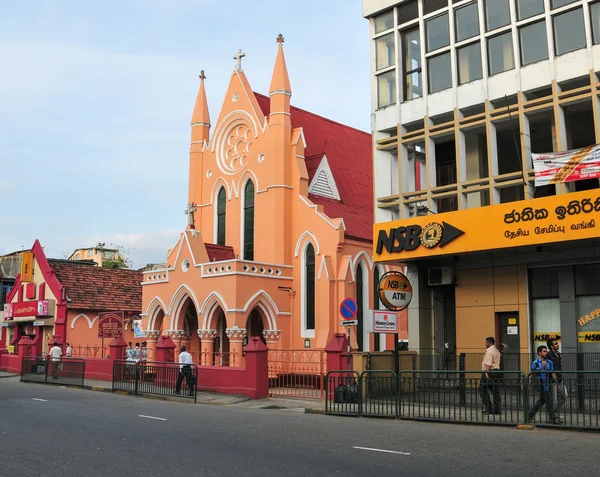 Widok z ulicy Kandy — Zdjęcie stockowe