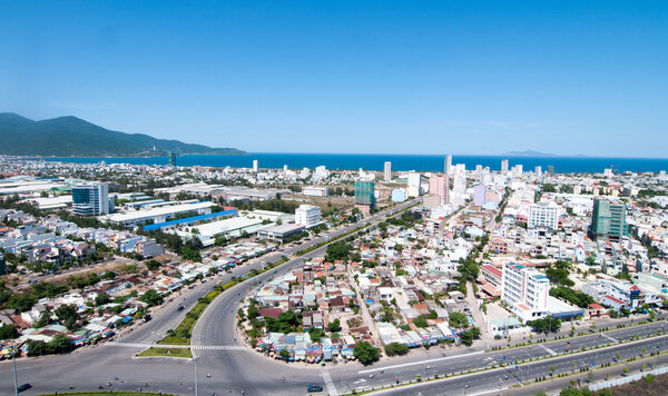 View of Da Nang city centre