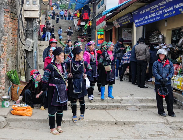 Mulheres hmong em sapa — Fotografia de Stock