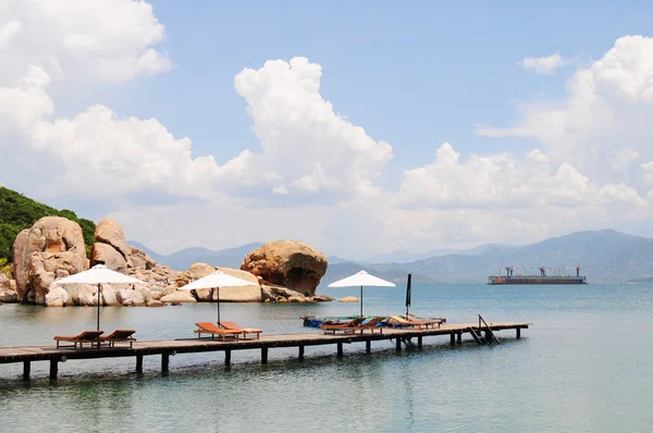View of luxury resort at Phan Thiet — Stock Photo, Image