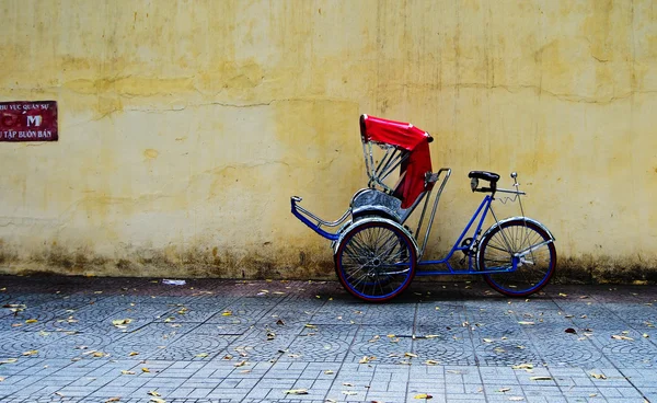 Cykl Riksza (cyclo) parking w Saigon — Zdjęcie stockowe