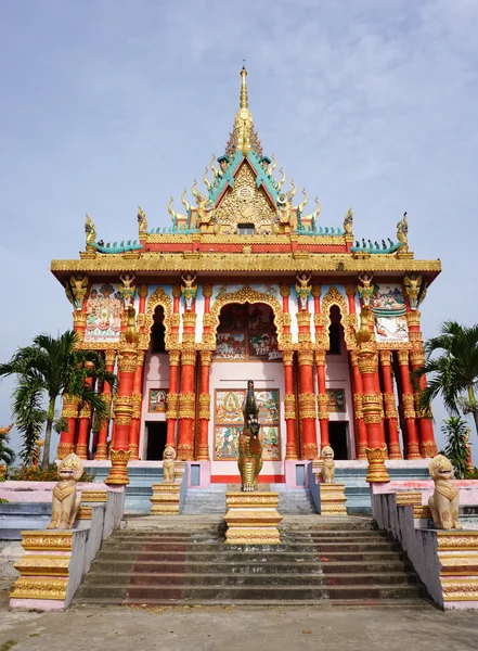 Храм кхмеров в дельте Меконга, Вьетнам — стоковое фото