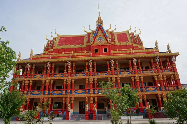 Khmerský chrám v Mekong Delta, Vietnam — Stock fotografie