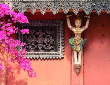 Dekorasyon Vietnam Khmer Tapınağı