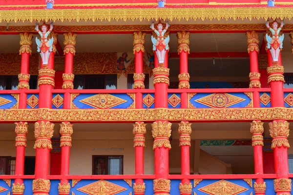 Decoração do templo Khmer no Vietnã — Fotografia de Stock