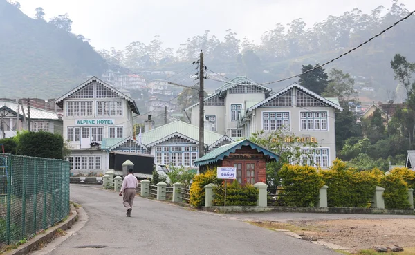 Antiguas casas de estilo colonial inglés — Foto de Stock