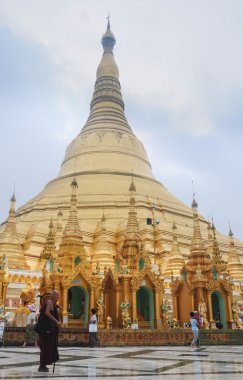 Shwedagon pagoda in Yangon, Myanmar