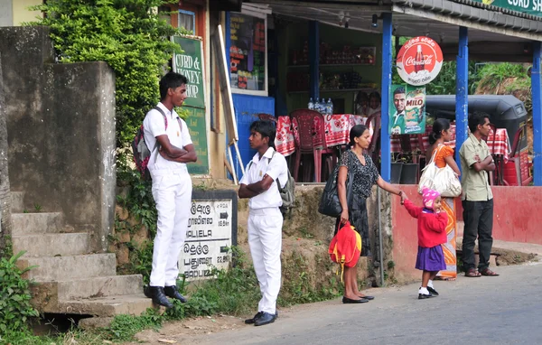 View of Kandy street Royalty Free Stock Images