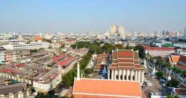 Bangkok altın Dağı dan görünüm