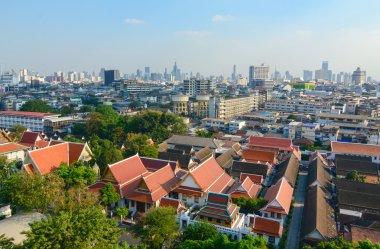 Bangkok altın Dağı dan görünüm