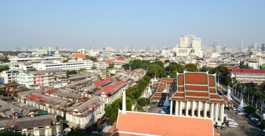 Bangkok altın Dağı dan görünüm