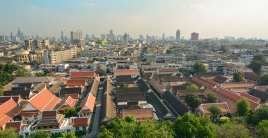 Bangkok altın Dağı dan görünüm