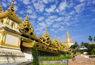 Shwedagon pagoda in Yangon, Myanmar