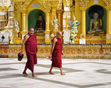 Shwedagon pagoda in Yangon, Myanmar