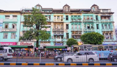 Eski Yangon, Myanmar içinde bina konut