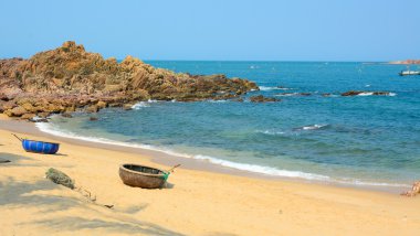 Nha Trang, Vietnam tropikal plaj