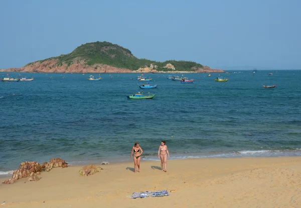 Spiaggia tropicale di Nha Trang, Vietnam — Foto Stock