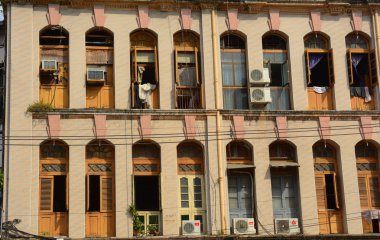Eski Yangon, Myanmar içinde bina konut