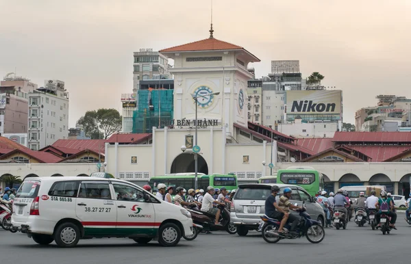 Mercado Ben Thanh en Saigón — Foto de Stock