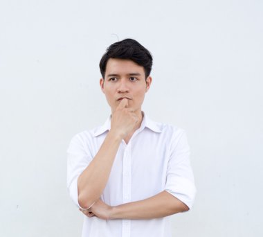 Asyalı genç adamın portresi 