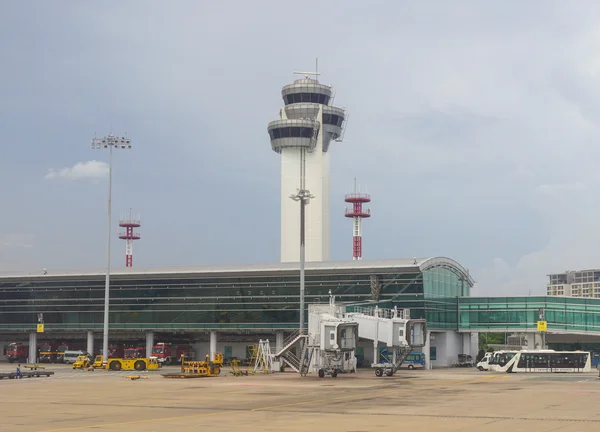Wyświetlić zbliżenie lotniska Tan Son Nhat — Zdjęcie stockowe
