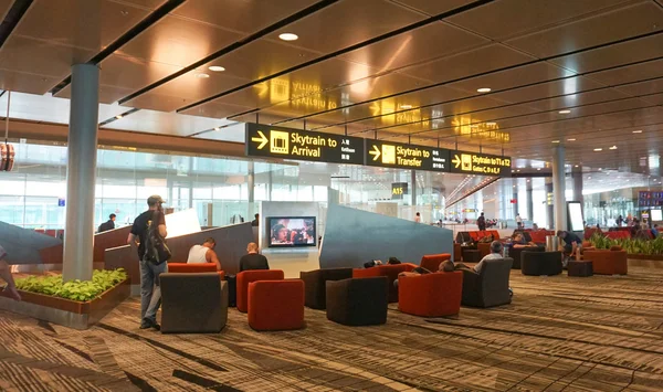 Międzynarodowe lotnisko Singapur-Changi — Zdjęcie stockowe
