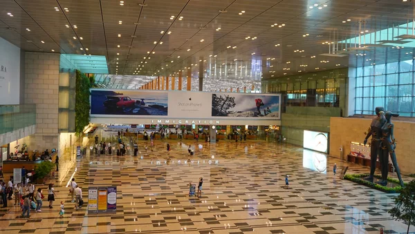 Międzynarodowe lotnisko Singapur-Changi — Zdjęcie stockowe