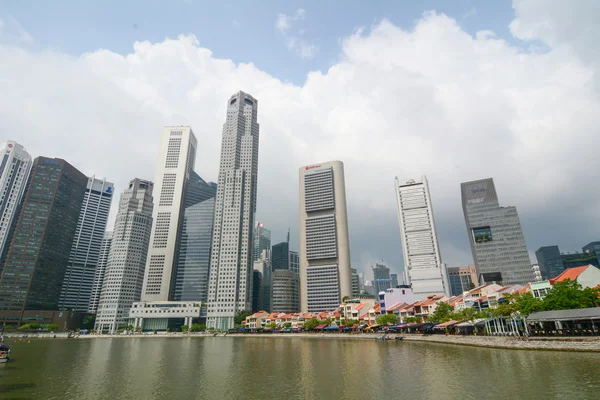 Zakelijke district van Singapore — Stockfoto