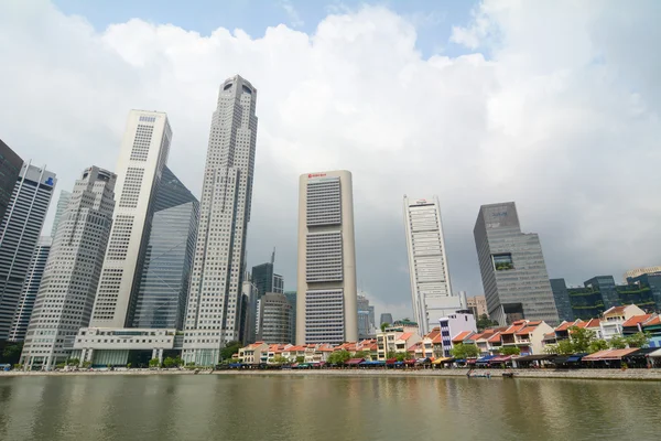 Zakelijke district van Singapore — Stockfoto