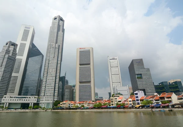 Zakelijke district van Singapore — Stockfoto