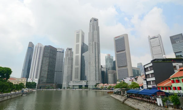 Zakelijke district van Singapore — Stockfoto