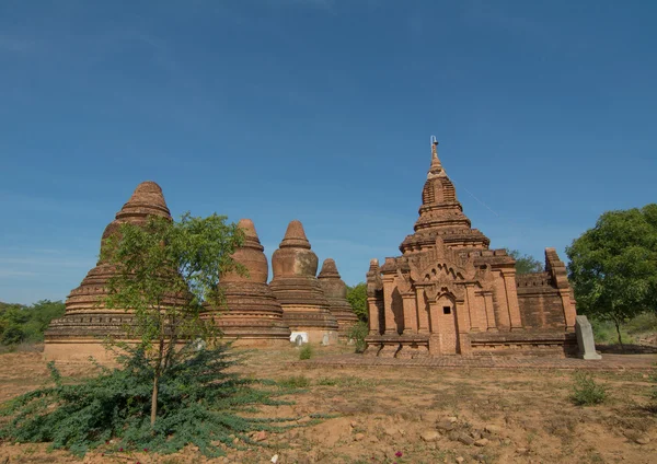 Вид на храмы Баган, Мьянма — стоковое фото