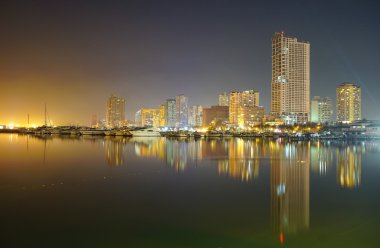 Night view of Manila Bay