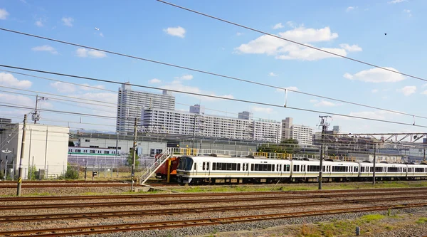 Generic regional commuter train in Tokyo — стокове фото