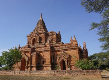 Görünüm Bagan tapınaklar, Myanmar