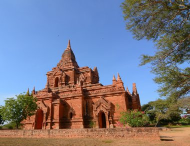 Görünüm Bagan tapınaklar, Myanmar
