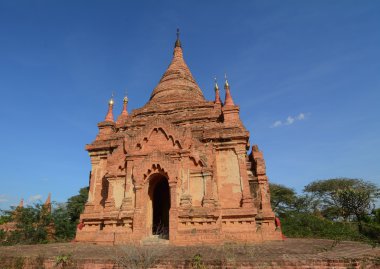 Görünüm Bagan tapınaklar, Myanmar